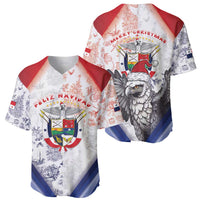 Panama Christmas Baseball Jersey Coat Of Arms Santa Harpy - Wonder Print Shop