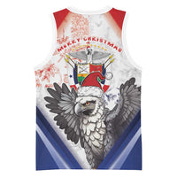Panama Christmas Basketball Jersey Coat Of Arms Santa Harpy - Wonder Print Shop
