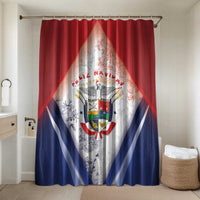 Panama Christmas Bathroom Set Coat Of Arms Santa Harpy - Wonder Print Shop