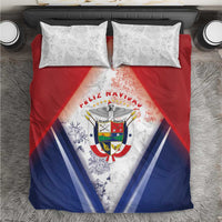 Panama Christmas Bedding Set Coat Of Arms Santa Harpy - Wonder Print Shop