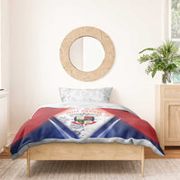 Panama Christmas Bedding Set Coat Of Arms Santa Harpy - Wonder Print Shop