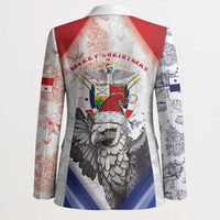 Panama Christmas Blazer Coat Of Arms Santa Harpy - Wonder Print Shop