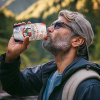 Panama Christmas 4 in 1 Can Cooler Tumbler Coat Of Arms Santa Harpy - Wonder Print Shop