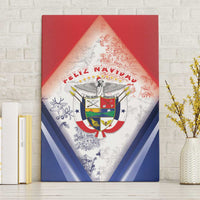 Panama Christmas Canvas Wall Art Coat Of Arms Santa Harpy - Wonder Print Shop