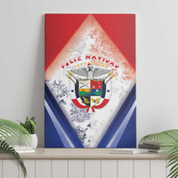 Panama Christmas Canvas Wall Art Coat Of Arms Santa Harpy - Wonder Print Shop