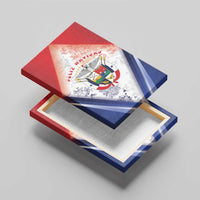 Panama Christmas Canvas Wall Art Coat Of Arms Santa Harpy - Wonder Print Shop