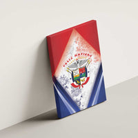 Panama Christmas Canvas Wall Art Coat Of Arms Santa Harpy - Wonder Print Shop