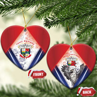 Panama Christmas Ceramic Ornament Coat Of Arms Santa Harpy - Wonder Print Shop
