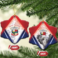 Panama Christmas Ceramic Ornament Coat Of Arms Santa Harpy - Wonder Print Shop