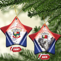 Panama Christmas Ceramic Ornament Coat Of Arms Santa Harpy - Wonder Print Shop