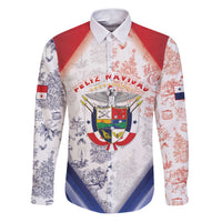 Panama Christmas Family Matching Puletasi and Hawaiian Shirt Coat Of Arms Santa Harpy - Wonder Print Shop