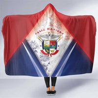 Panama Christmas Hooded Blanket Coat Of Arms Santa Harpy - Wonder Print Shop