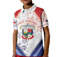 Panama Christmas Kid Polo Shirt Coat Of Arms Santa Harpy - Wonder Print Shop