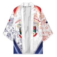 Panama Christmas Kimono Coat Of Arms Santa Harpy - Wonder Print Shop
