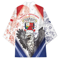 Panama Christmas Kimono Coat Of Arms Santa Harpy - Wonder Print Shop