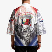 Panama Christmas Kimono Coat Of Arms Santa Harpy - Wonder Print Shop