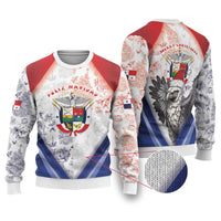 Panama Christmas Ugly Christmas Sweater Coat Of Arms Santa Harpy - Wonder Print Shop