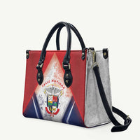 Panama Christmas Leather Bag Coat Of Arms Santa Harpy - Wonder Print Shop