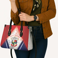 Panama Christmas Leather Bag Coat Of Arms Santa Harpy - Wonder Print Shop