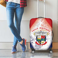 Panama Christmas Luggage Cover Coat Of Arms Santa Harpy - Wonder Print Shop