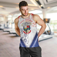 Panama Christmas Men Tank Top Coat Of Arms Santa Harpy - Wonder Print Shop