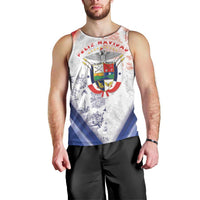 Panama Christmas Men Tank Top Coat Of Arms Santa Harpy - Wonder Print Shop