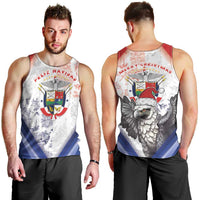 Panama Christmas Men Tank Top Coat Of Arms Santa Harpy - Wonder Print Shop