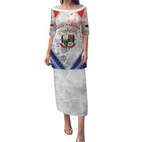 Panama Christmas Puletasi Coat Of Arms Santa Harpy - Wonder Print Shop