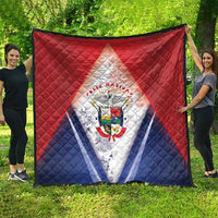 Panama Christmas Quilt Coat Of Arms Santa Harpy - Wonder Print Shop