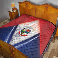 Panama Christmas Quilt Coat Of Arms Santa Harpy - Wonder Print Shop