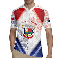 Panama Christmas Rugby Jersey Coat Of Arms Santa Harpy - Wonder Print Shop
