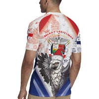 Panama Christmas Rugby Jersey Coat Of Arms Santa Harpy - Wonder Print Shop