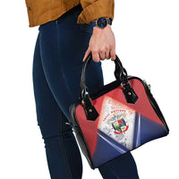 Panama Christmas Shoulder Handbag Coat Of Arms Santa Harpy - Wonder Print Shop