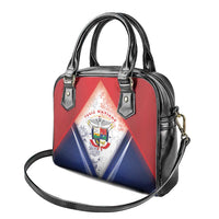 Panama Christmas Shoulder Handbag Coat Of Arms Santa Harpy - Wonder Print Shop