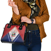 Panama Christmas Shoulder Handbag Coat Of Arms Santa Harpy - Wonder Print Shop
