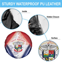 Panama Christmas Spare Tire Cover Coat Of Arms Santa Harpy - Wonder Print Shop