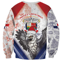 Panama Christmas Sweatshirt Coat Of Arms Santa Harpy - Wonder Print Shop