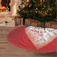 Panama Christmas Tree Skirt Coat Of Arms Santa Harpy - Wonder Print Shop