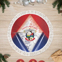 Panama Christmas Tree Skirt Coat Of Arms Santa Harpy - Wonder Print Shop