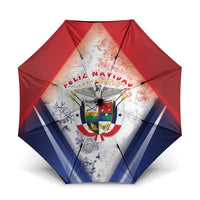 Panama Christmas Umbrella Coat Of Arms Santa Harpy - Wonder Print Shop