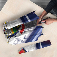 Panama Christmas Umbrella Coat Of Arms Santa Harpy - Wonder Print Shop