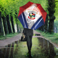 Panama Christmas Umbrella Coat Of Arms Santa Harpy - Wonder Print Shop