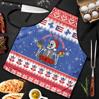 Puerto Rico Christmas Apron Boricua Till The Bone - Wonder Print Shop