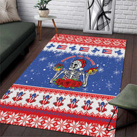 Puerto Rico Christmas Area Rug Boricua Till The Bone - Wonder Print Shop