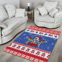 Puerto Rico Christmas Area Rug Boricua Till The Bone - Wonder Print Shop