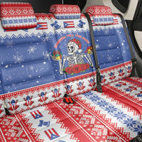 Puerto Rico Christmas Back Car Seat Cover Boricua Till The Bone - Wonder Print Shop