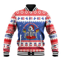 Puerto Rico Christmas Baseball Jacket Boricua Till The Bone - Wonder Print Shop
