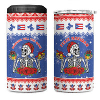 Puerto Rico Christmas 4 in 1 Can Cooler Tumbler Boricua Till The Bone - Wonder Print Shop