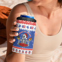 Puerto Rico Christmas 4 in 1 Can Cooler Tumbler Boricua Till The Bone - Wonder Print Shop