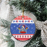 Puerto Rico Christmas Ceramic Ornament Boricua Till The Bone - Wonder Print Shop